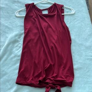 Burgundy / wine colored top
